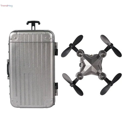 Drone for Kids New Folding Luggage Storage Box & Mini UAV Drone for Aerial Photography – Remote Control Four-Axis Toy for Kids trendmeg