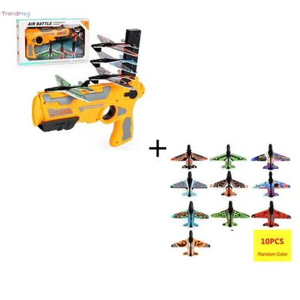 Children's outdoor toys  Hand-Throwing Spin Glider Toy Launcher for Boys trendmeg