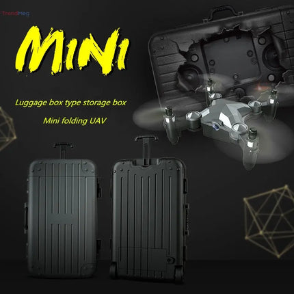 Drone for Kids New Folding Luggage Storage Box & Mini UAV Drone for Aerial Photography – Remote Control Four-Axis Toy for Kids trendmeg