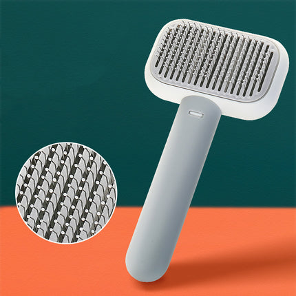 Pet Grooming tool Brush - Detangling & Massage Comb for Cats and Dogs, Stainless Steel Hair Cleaning Tool