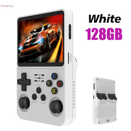 128GB R36S Retro Handheld Game Console – Linux System, 3.5-Inch IPS Screen, R35S Pro Portable Pocket Gaming Player with 64GB Preloaded Games trendmeg