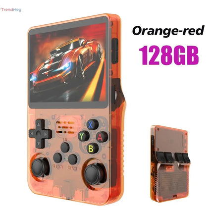 128GB R36S Retro Handheld Game Console – Linux System, 3.5-Inch IPS Screen, R35S Pro Portable Pocket Gaming Player with 64GB Preloaded Games trendmeg