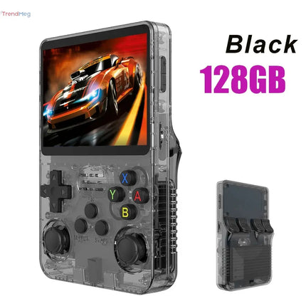 128GB R36S Retro Handheld Game Console – Linux System, 3.5-Inch IPS Screen, R35S Pro Portable Pocket Gaming Player with 64GB Preloaded Games trendmeg