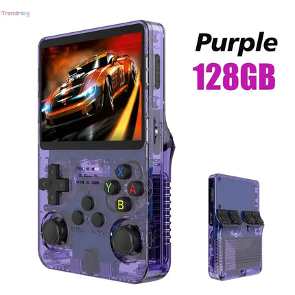 128GB R36S Retro Handheld Game Console – Linux System, 3.5-Inch IPS Screen, R35S Pro Portable Pocket Gaming Player with 64GB Preloaded Games trendmeg