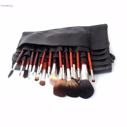 22-Pocket Professional Makeup Brush Holder Apron with Adjustable Artist Belt for Women – Cosmetic Organizer Tool trendmeg