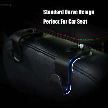 Car Seat Back Hook Universal Headrest Hook Car Accessories Interior Organizer Hanger Holder Storage For Car Bag Handbag Purse trendmeg