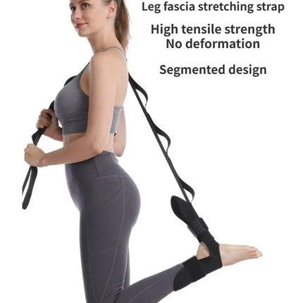 Yoga Leg Stretching Band – Flexibility Training, Rehabilitation Fitness Strap, and Plantar Fasciitis Support Belt trendmeg