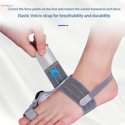 Adjustable Bunion Corrector – Unisex Hallux Valgus Brace with Rotatable Toe Separator & Straightener for Foot Alignment trendmeg