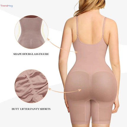 Colombian Seamless Sculpting Bodysuit for Women – Push-Up Butt Lifter, Thigh Slimmer, Slimming Shapewear Body Shaper trendmeg