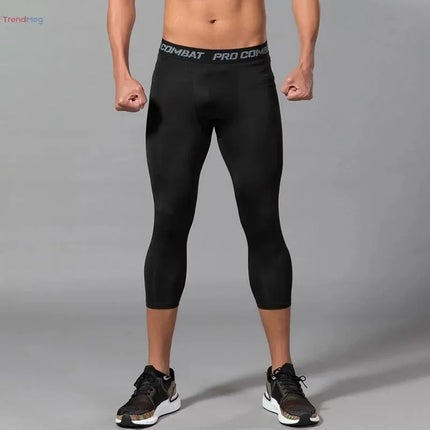 Men's Compression Pants & Tights – Cool Dry Leggings, Sports Baselayer, Running Tights, Athletic Workout Activewear Shorts trendmeg