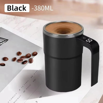 Rechargeable self-stirring mug Magnetic – 380ML Automatic Electric Mixing Cup for Coffee, Tea, Hot Chocolate, and More