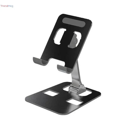 Universal All Aluminum Alloy Foldable Desk Phone Holder Mount Stand For Mobile Phone Holder For Tablet Desktop Metal Holder trendmeg