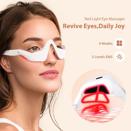 Eye Massager for Wrinkle Removal, Dark Circles, and Eye Bag Reduction – Relieve Eye Fatigue with this Eye Care Beauty Device