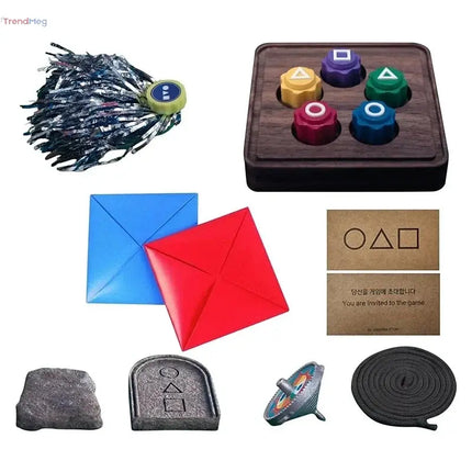 party game, Squid Game-Inspired Gonggi Jack Stone Set – Traditional Hand-Eye Coordination Toy, Fun Party & Board Game trendmeg