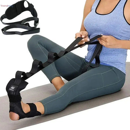 Yoga Leg Stretching Band – Flexibility Training, Rehabilitation Fitness Strap, and Plantar Fasciitis Support Belt trendmeg