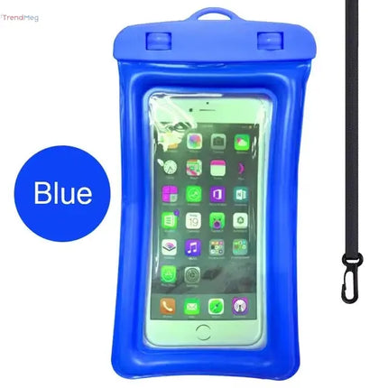 Floating Waterproof Phone Case with Airbag & Strap for iPhone 11–15 Pro Max, Samsung S23/S22, Xiaomi, Huawei trendmeg