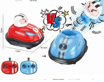 Super Battle Bumper Car with Pop-up Doll, Crash Bounce Ejection, and Lights – Remote Control Toy for Kids, Perfect Gift for Parents