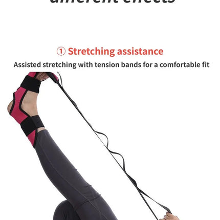 Yoga Leg Stretching Band – Flexibility Training, Rehabilitation Fitness Strap, and Plantar Fasciitis Support Belt trendmeg