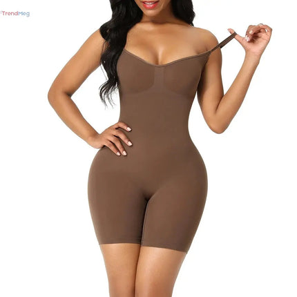 Colombian Seamless Sculpting Bodysuit for Women – Push-Up Butt Lifter, Thigh Slimmer, Slimming Shapewear Body Shaper trendmeg