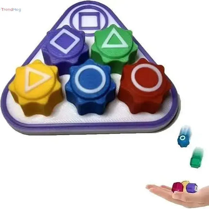 party game, Squid Game-Inspired Gonggi Jack Stone Set – Traditional Hand-Eye Coordination Toy, Fun Party & Board Game trendmeg