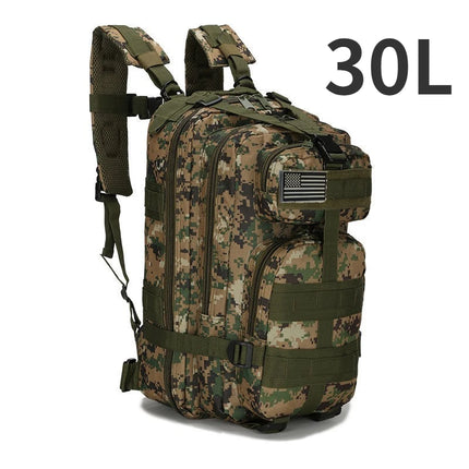 Tactical Backpack 50L/30L Tactical Camo Backpack for Men – Molle Waterproof Hiking, Camping, and Hunting Bag