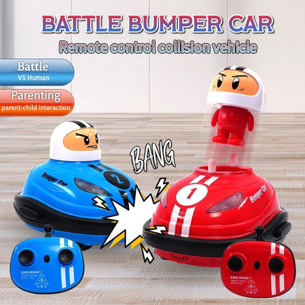 Super Battle Bumper Car with Pop-up Doll, Crash Bounce Ejection, and Lights – Remote Control Toy for Kids, Perfect Gift for Parents