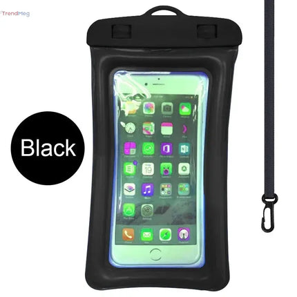 Floating Waterproof Phone Case with Airbag & Strap for iPhone 11–15 Pro Max, Samsung S23/S22, Xiaomi, Huawei trendmeg