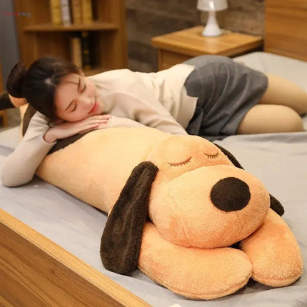 long sleep pillow Soft Dog Plush Pillow – Adorable Stuffed Cotton Doll, Perfect Gift for Girlfriend or Kids trendmeg