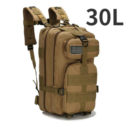 Tactical Backpack 50L/30L Tactical Camo Backpack for Men – Molle Waterproof Hiking, Camping, and Hunting Bag