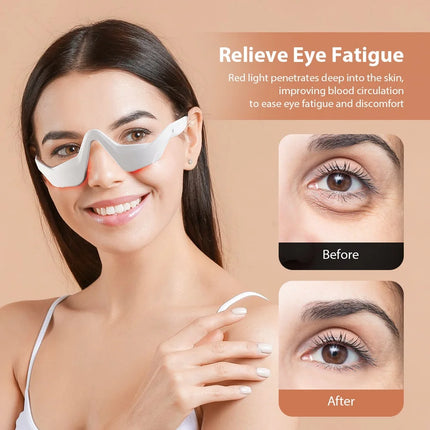 Eye Massager for Wrinkle Removal, Dark Circles, and Eye Bag Reduction – Relieve Eye Fatigue with this Eye Care Beauty Device