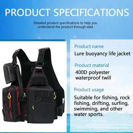 Outdoor Vest Multi-Functional Life Jacket Vest for Outdoor Fishing – Safety, Storage, and Buoyancy