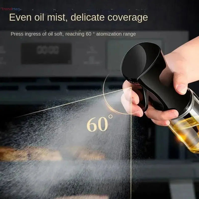 1Pc Oil Spray Bottle – 200/300/500ml Edible Olive Oil Dispenser for Kitchen, Air Fryer, and Cooking trendmeg