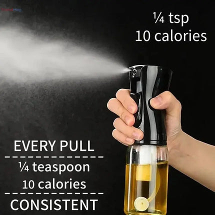 1Pc Oil Spray Bottle – 200/300/500ml Edible Olive Oil Dispenser for Kitchen, Air Fryer, and Cooking trendmeg