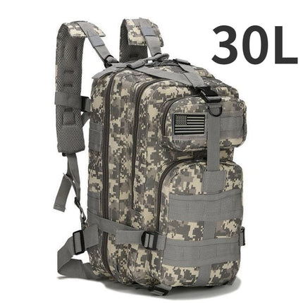 Tactical Backpack 50L/30L Tactical Camo Backpack for Men – Molle Waterproof Hiking, Camping, and Hunting Bag