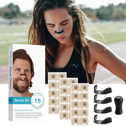 Magnetic Nasal Breathing Dilator – Anti-Snoring Nose Breathing Strips for Enhanced Breathing, Sports Performance, Oxygen Boost, and Sleep Aid