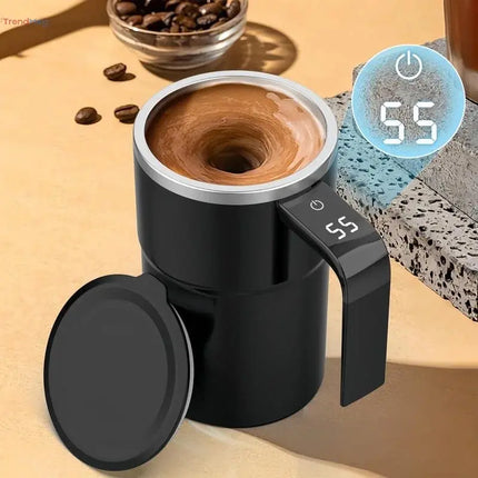 Rechargeable self-stirring mug Magnetic – 380ML Automatic Electric Mixing Cup for Coffee, Tea, Hot Chocolate, and More trendmeg