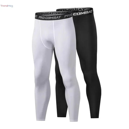 Men's Compression Pants & Tights – Cool Dry Leggings, Sports Baselayer, Running Tights, Athletic Workout Activewear Shorts trendmeg