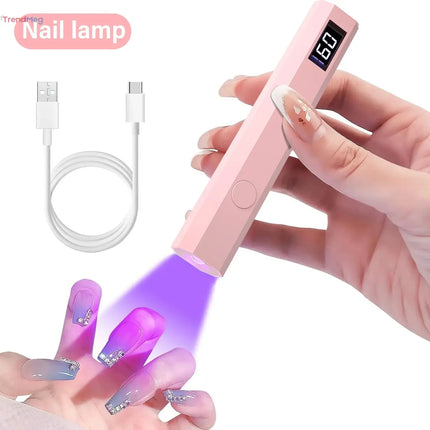 UV/LED Nail Dryer Lamp – Rechargeable Quick-Dry Nail Curing Tool for All Gel Polishes trendmeg