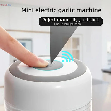 USB Rechargeable Mini Food Chopper – Electric Garlic Masher, Portable Meat Grinder, and Vegetable Chopper for Kitchen Gadgets trendmeg