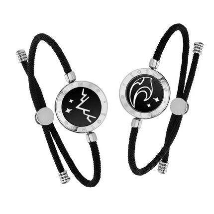 Long Distance Touch Bracelets for Couples – Smart Jewelry with Light & Vibration, Perfect Relationship Gift for Lovers