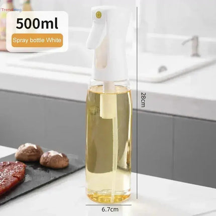 1Pc Oil Spray Bottle – 200/300/500ml Edible Olive Oil Dispenser for Kitchen, Air Fryer, and Cooking trendmeg